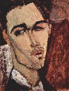 Amedeo Modigliani Portrat des Celso Lagar oil painting artist